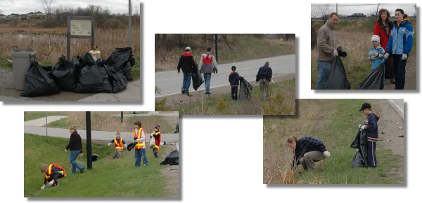 Dufferin Marsh Cleanup - Spring 2007